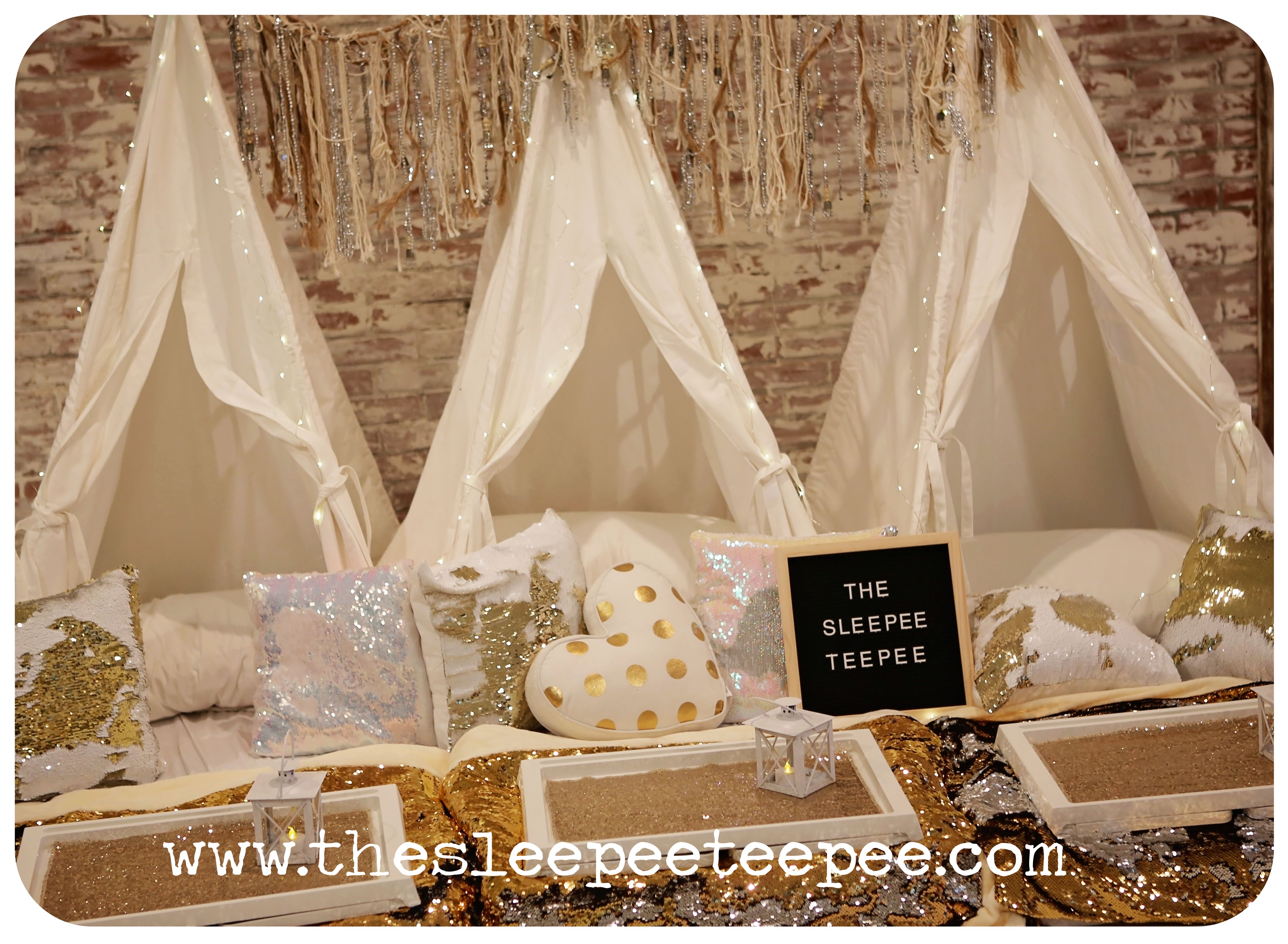 the sleepee teepee~gold